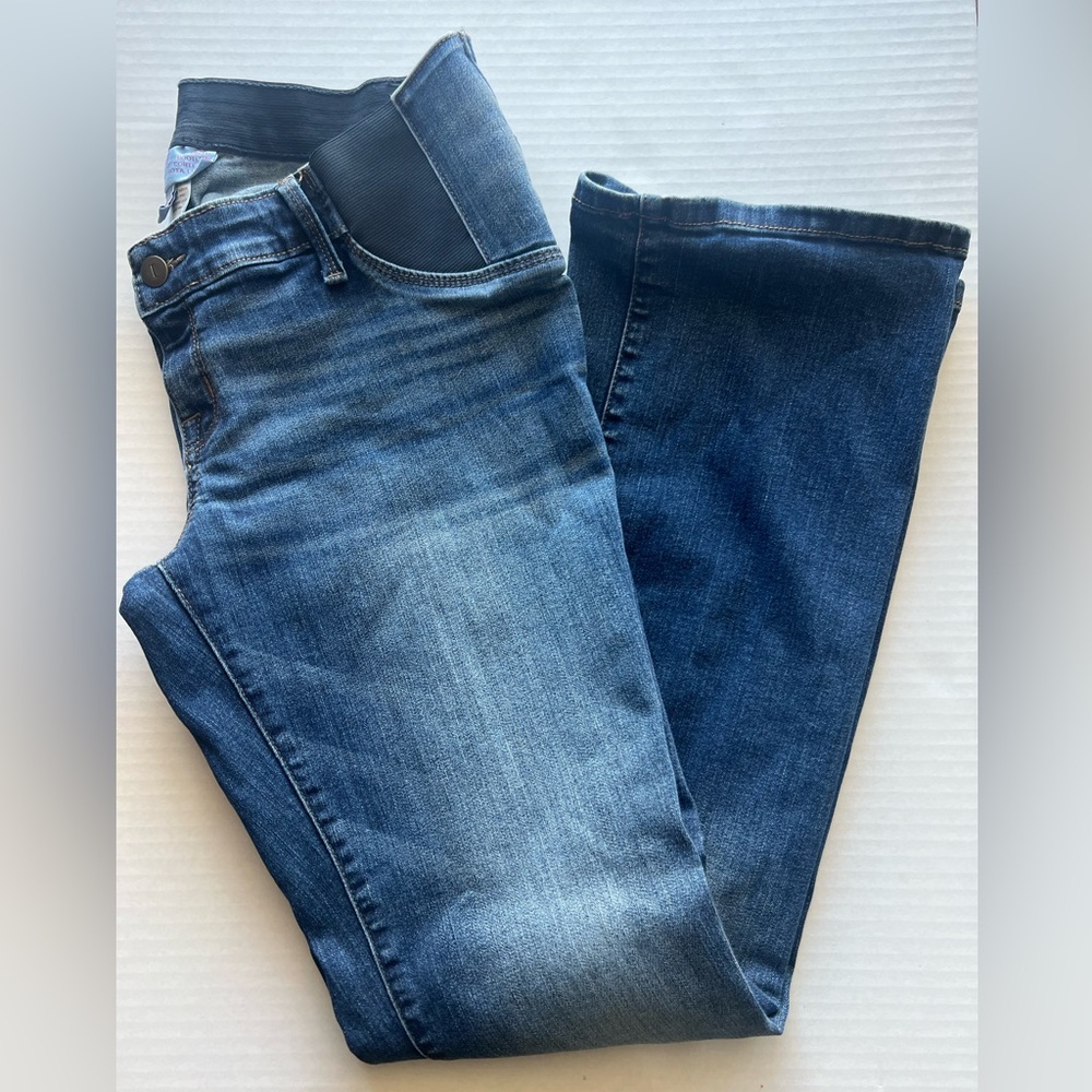 Isabel maternity skinny bootcut jeans